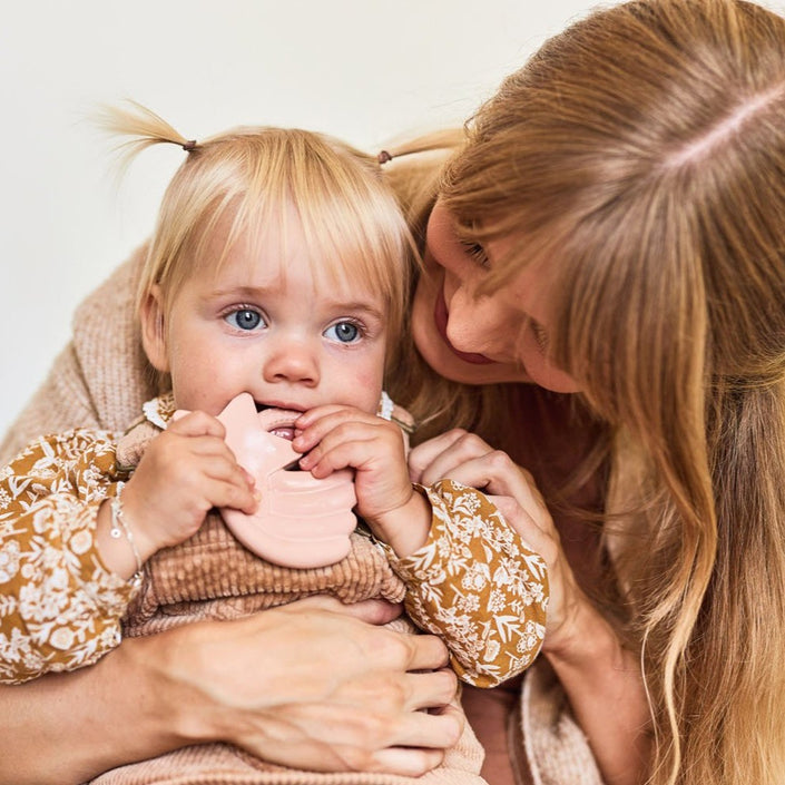 Jollein bijtring falling star pale pink