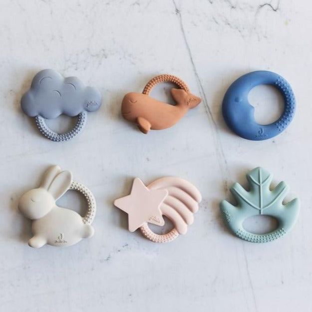 Jollein bijtring moon jeans blue