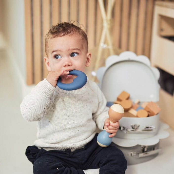 Jollein bijtring moon jeans blue