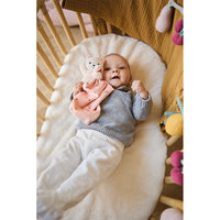 Kaloo knuffeldoekje beer Carre Douceur roze 0 jr+