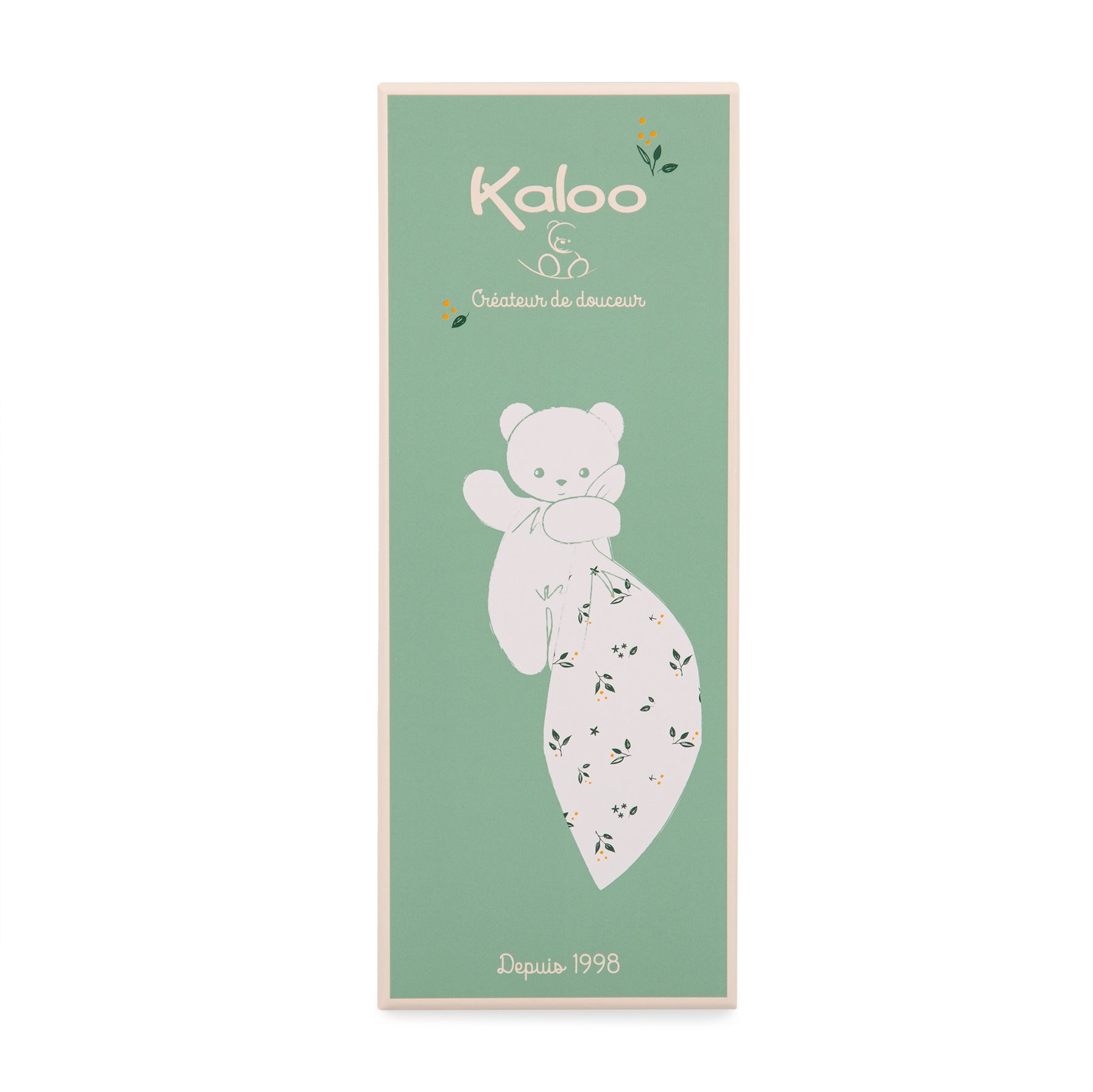 Kaloo knuffeldoekje beer Carre Douceur roze 0 jr+