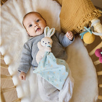 Kaloo knuffeldoekje konijn Carre Douceur groen 0 jr+