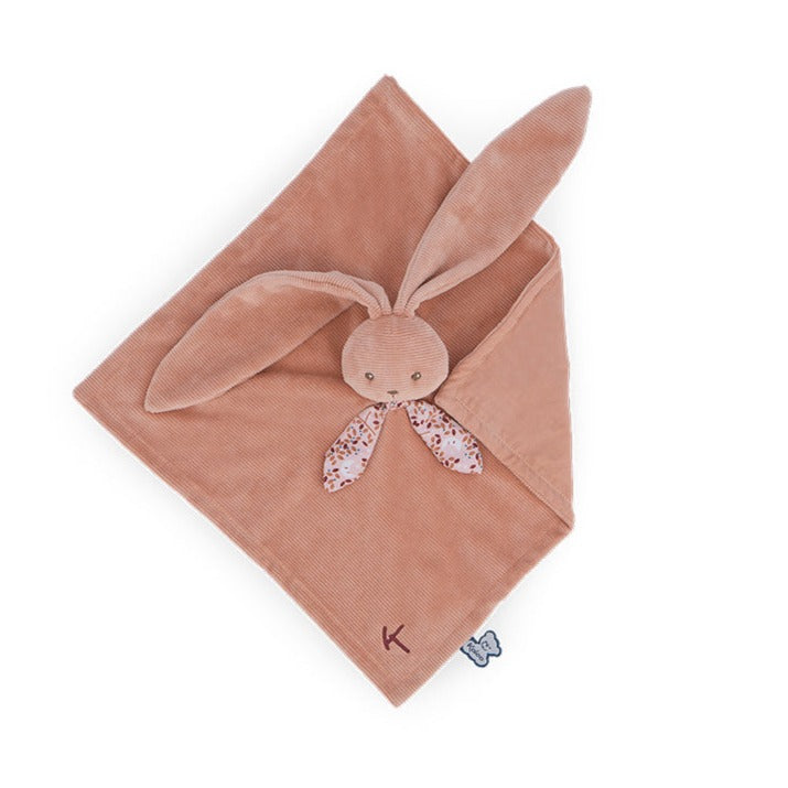 Kaloo knuffeldoekje konijn terracotta 0 jr+