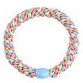 Kknekki haarelastiekje mix blauw peach