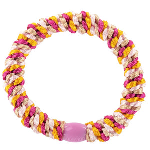 Kknekki haarelastiekje mix fuchsia roze