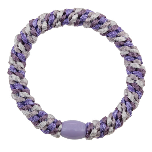 Kknekki haarelastiekje mix lila glitter