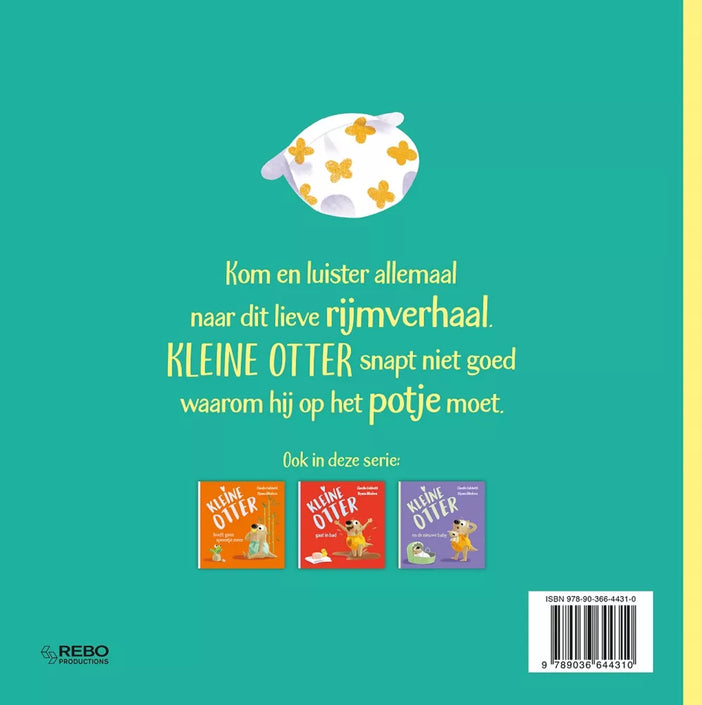 Kleine otter gaat op het potje 2 jr+