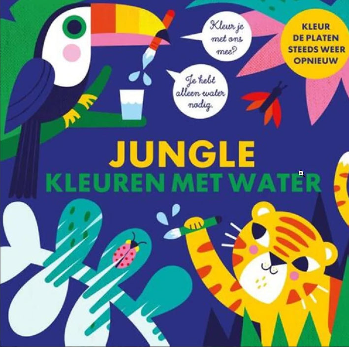 Kleuren met water Jungle 3 jr+