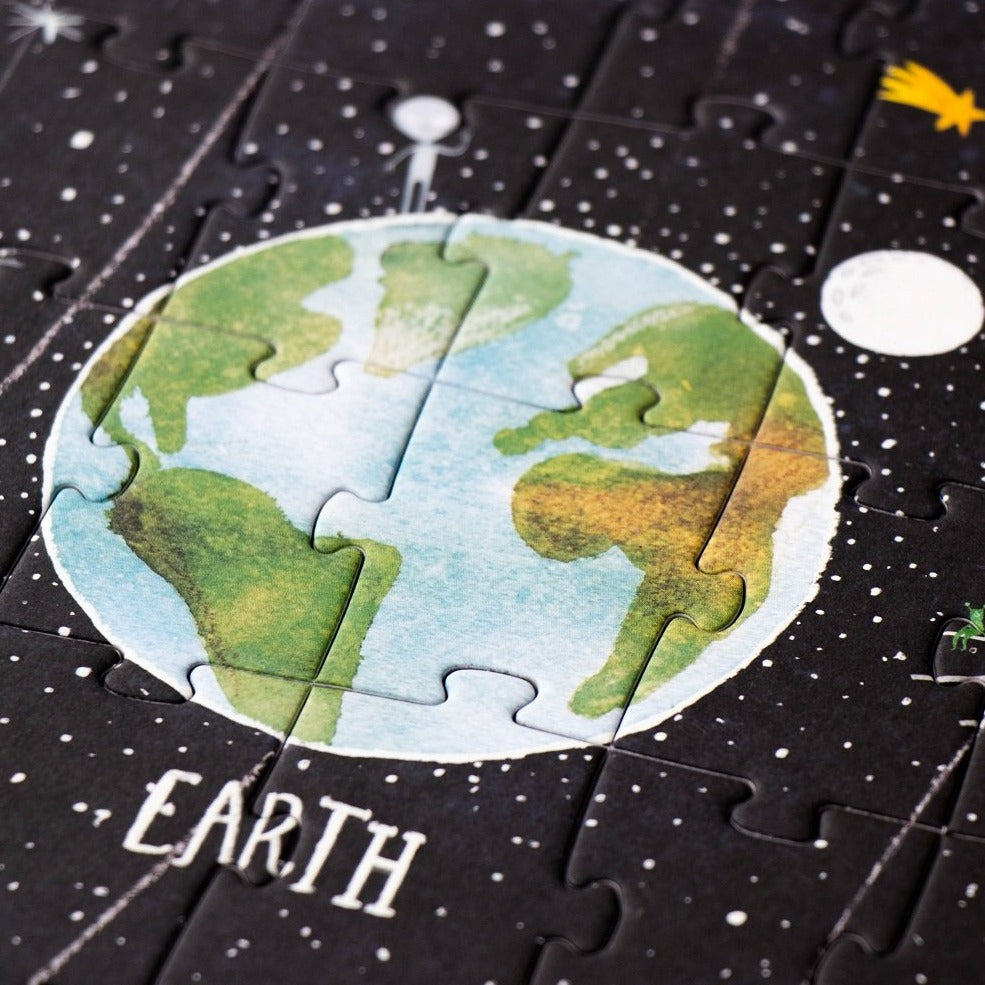 LONDJI puzzel discover the planets 6 jr+ / 200 stks recycled karton