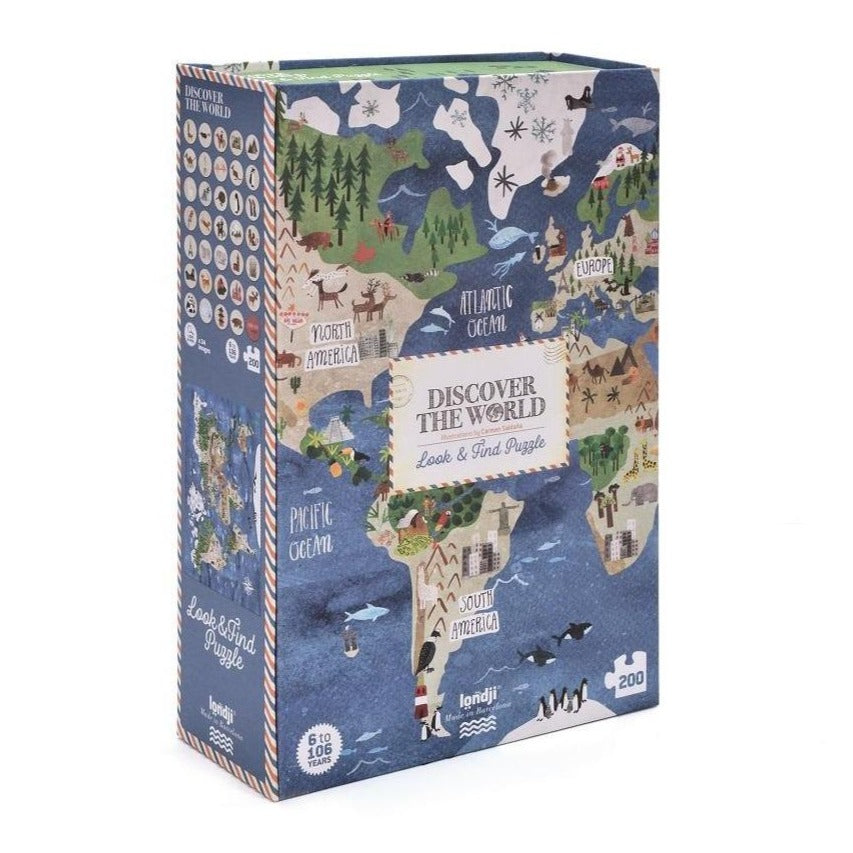 LONDJI puzzel discover the world 6jr+ / 200 stks