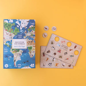 LONDJI puzzel discover the world 6jr+ / 200 stks