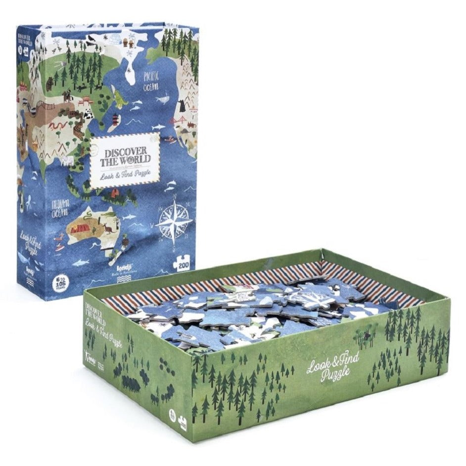 LONDJI puzzel discover the world 6jr+ / 200 stks