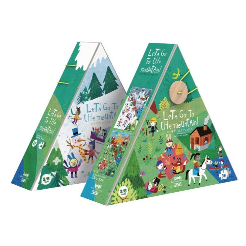 LONDJI puzzel let's go to the mountain 3jr+ / 36 stks