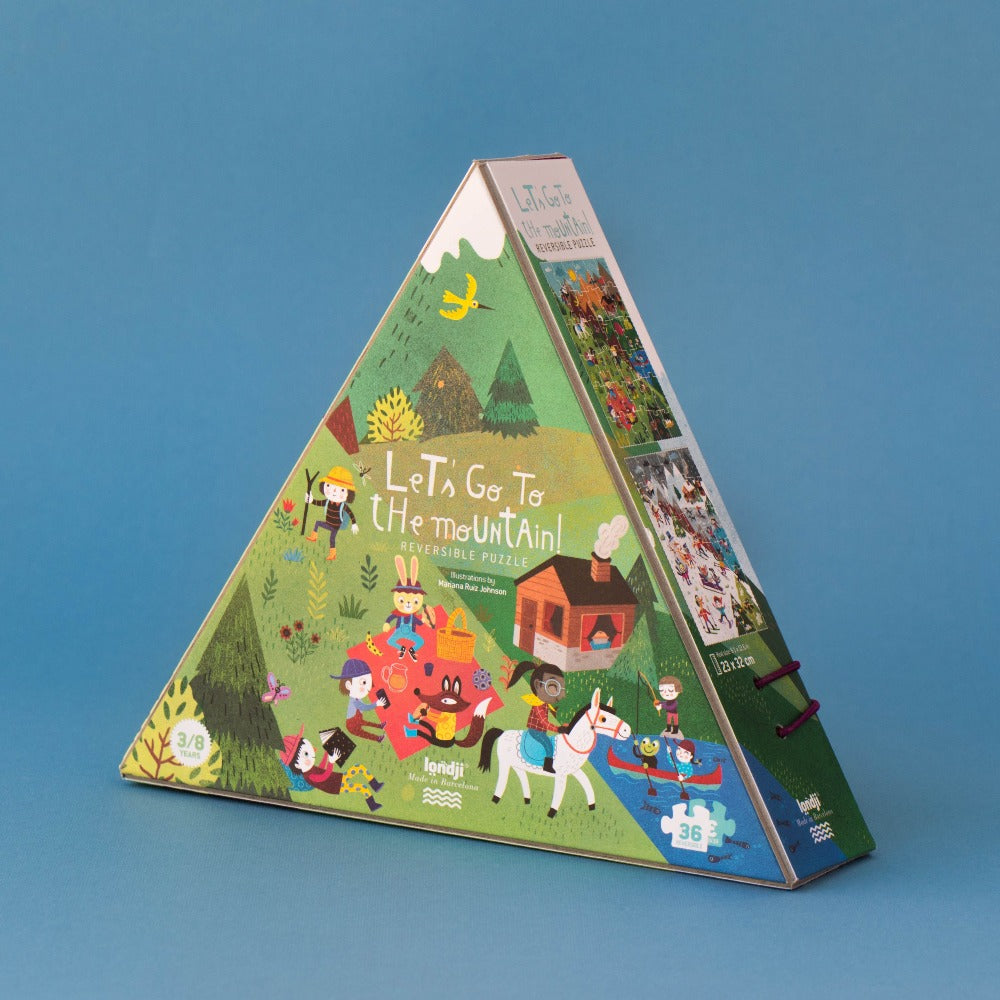 LONDJI puzzel let's go to the mountain 3jr+ / 36 stks PZ450U