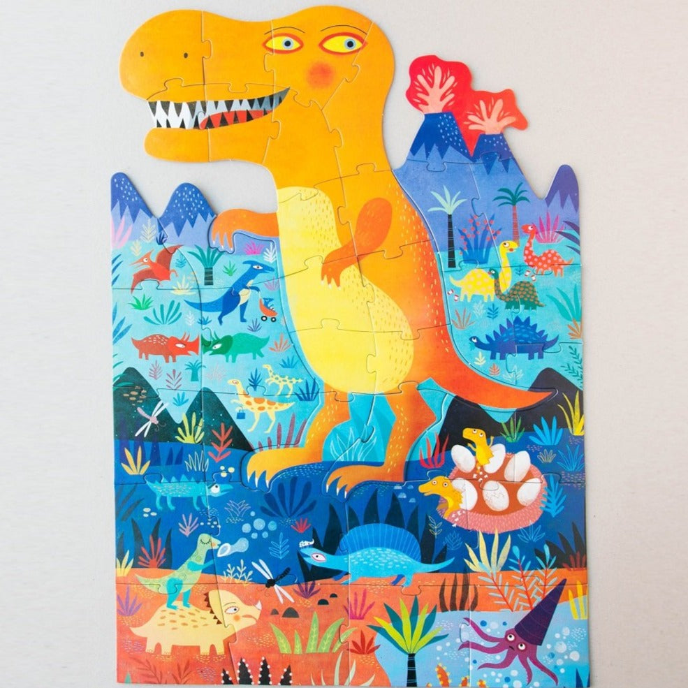 LONDJI puzzel my t-rex 3jr+ / 36 stks recycled karton