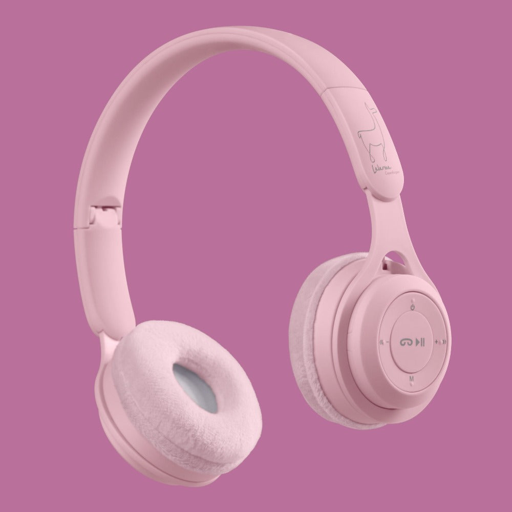 Lalarma draadloze koptelefoon roze