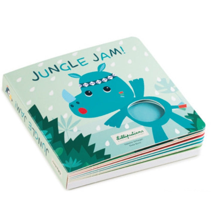 Lilliputiens geluidenboek Jungle jam 10 mnd+