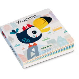 Lilliputiens geluidenboek Vrooom 10 mnd+