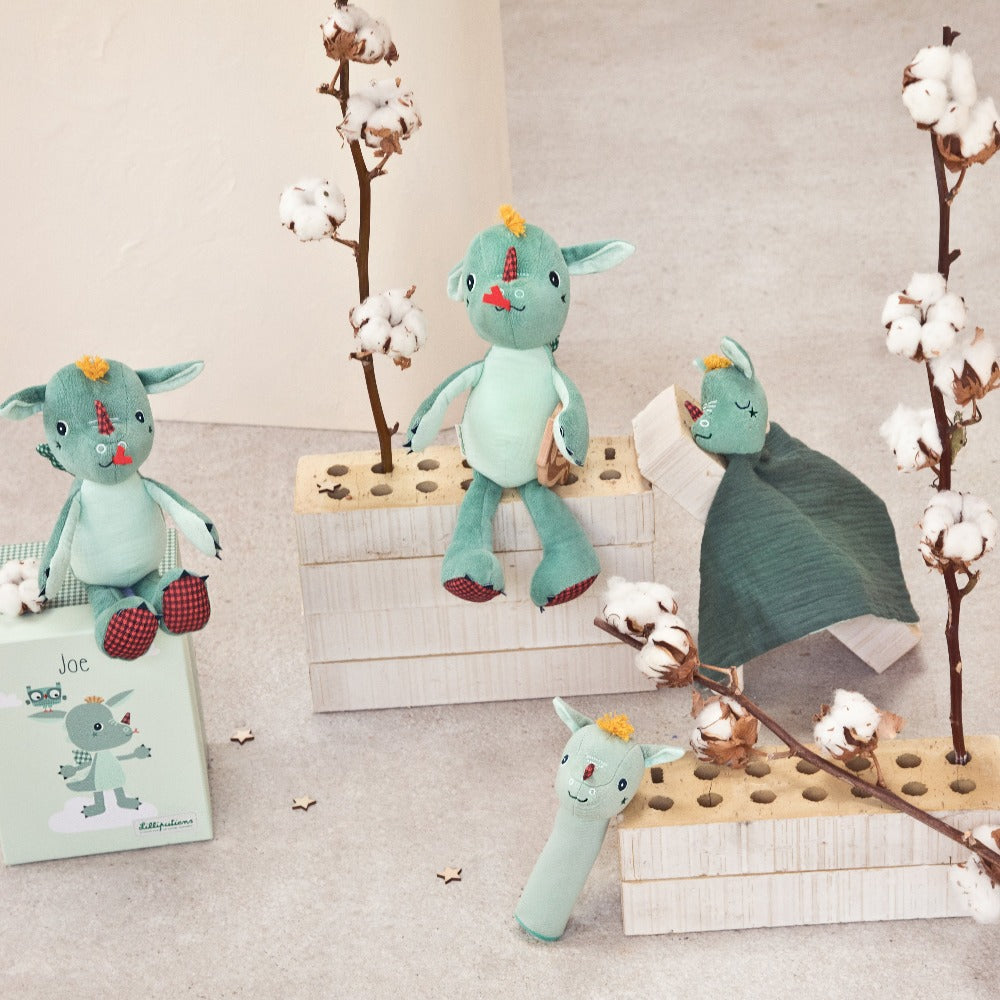 Lilliputiens knuffeldoekje Joe de draak 2283386