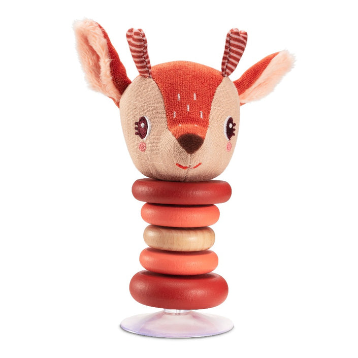 Lilliputiens rammelaar met zuignap Stella 6 mnd+