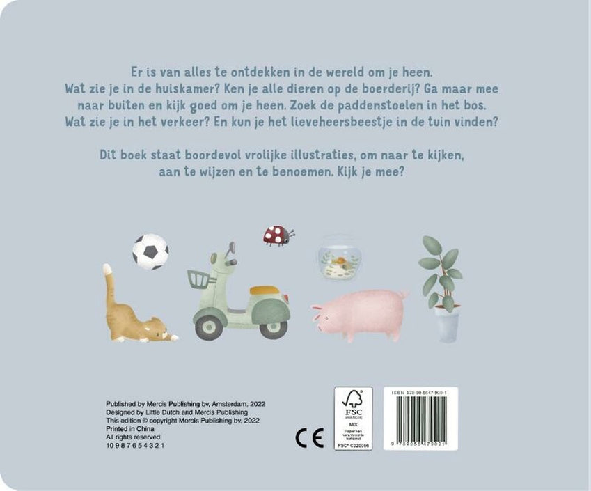 Little Dutch Mijn kijkboek de wereld om je heen 1 jr+