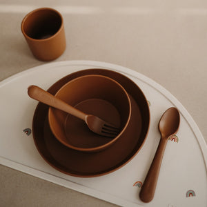 Mushie borden caramel