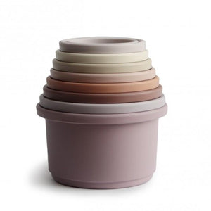 Mushie stapeltoren petal 0 m+