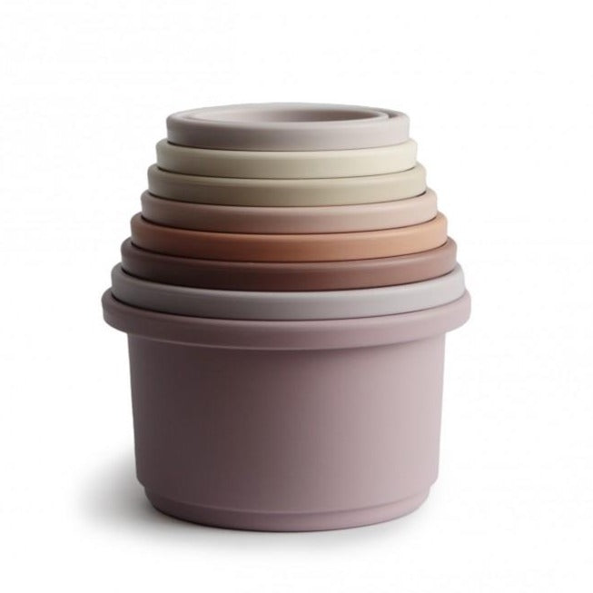 Mushie stapeltoren petal 0 m+