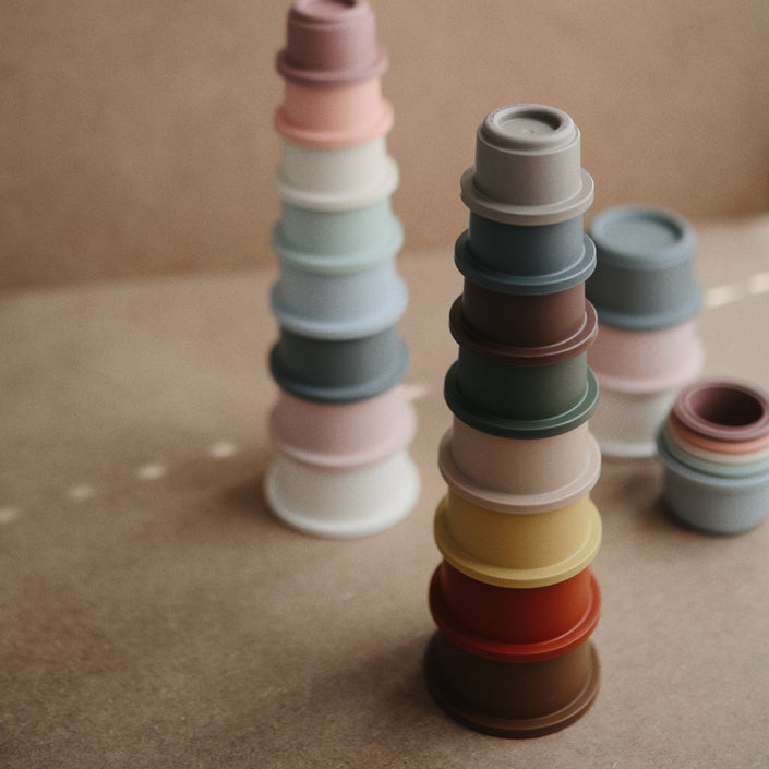 Mushie stapeltoren retro 0 m+