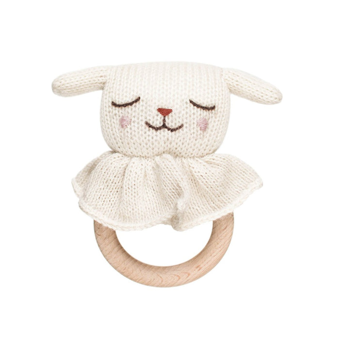 Main Sauvage bijtring + rammelaar lamb