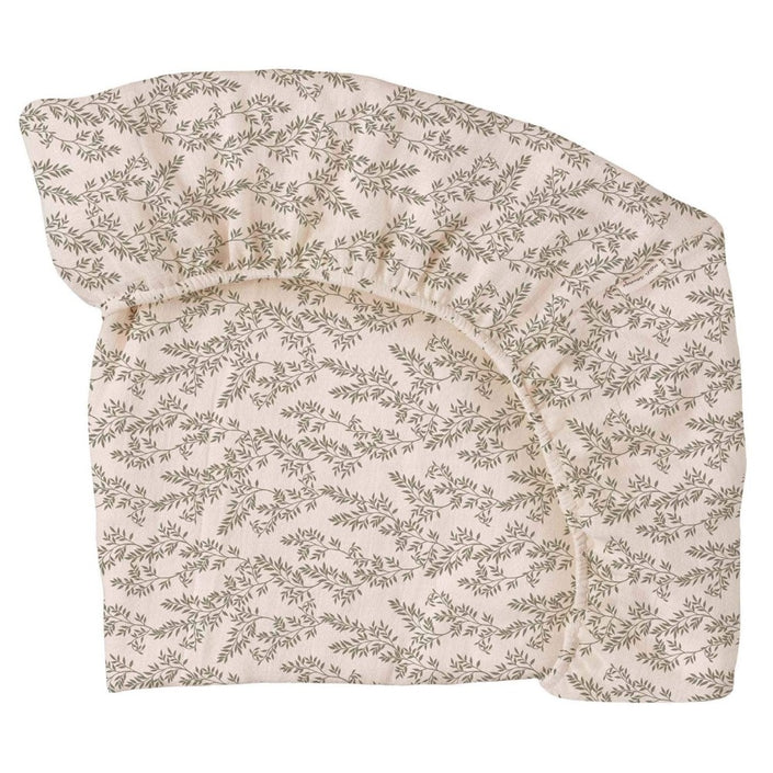 Main Sauvage hoeslaken bay leaves 70 x 140