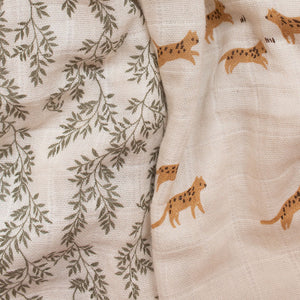 Main Sauvage hoeslaken bay leaves 70 x 140