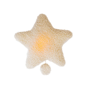 Mrs Ertha muziekdoosje met licht Star