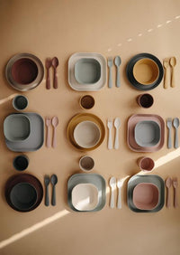 Mushie bestekset blush