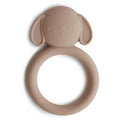 Mushie bijtring dog naturel 3 mnd+