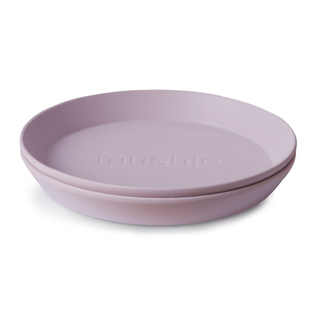 Mushie borden soft lilac kopen
