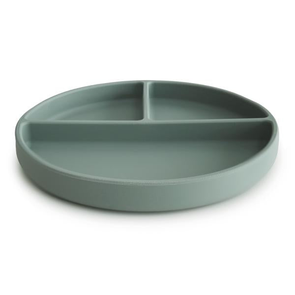 Mushie siliconen bord cambridge blue kopen