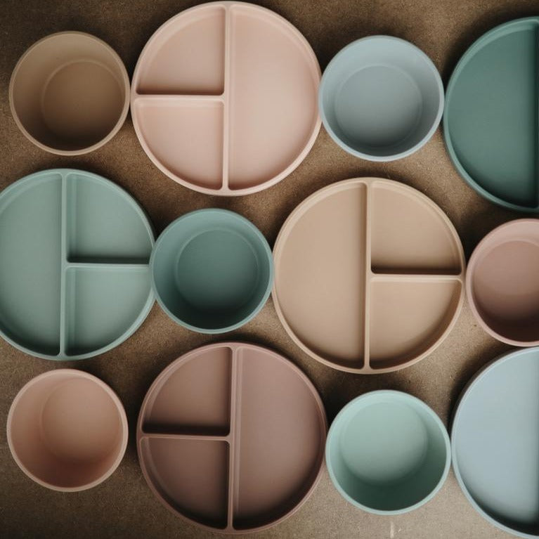Mushie siliconen kom blush 7001804