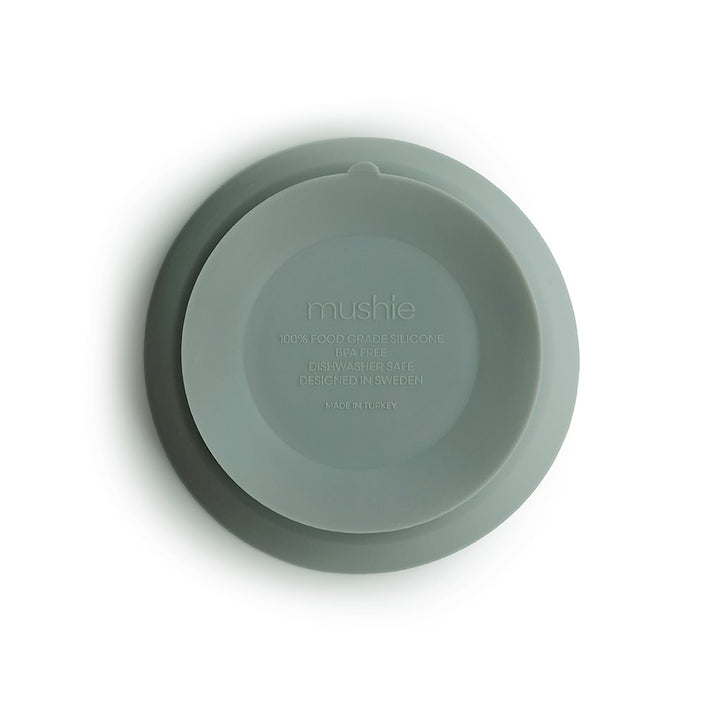 Mushie siliconen kom cambridge blue