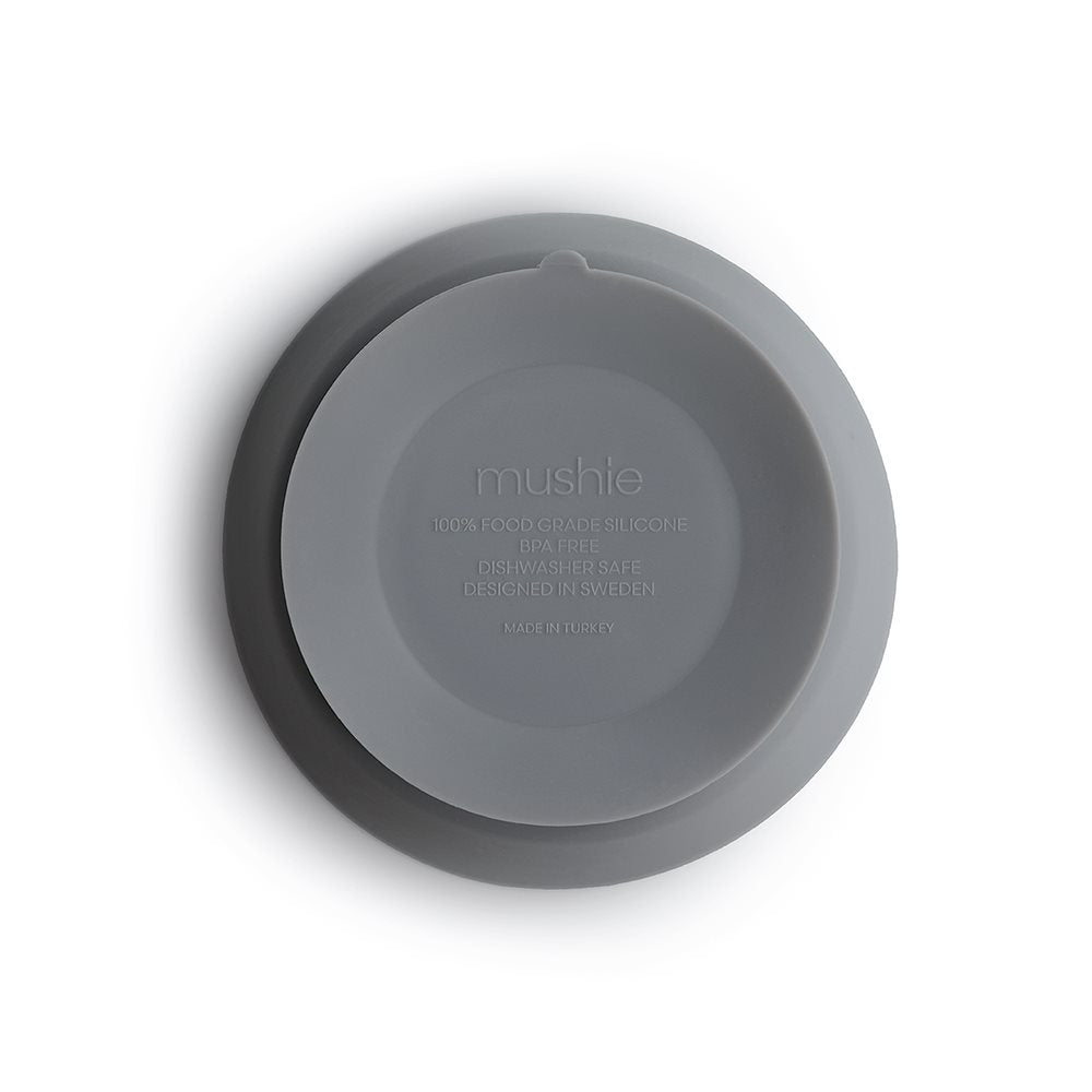 Mushie siliconen kom stone