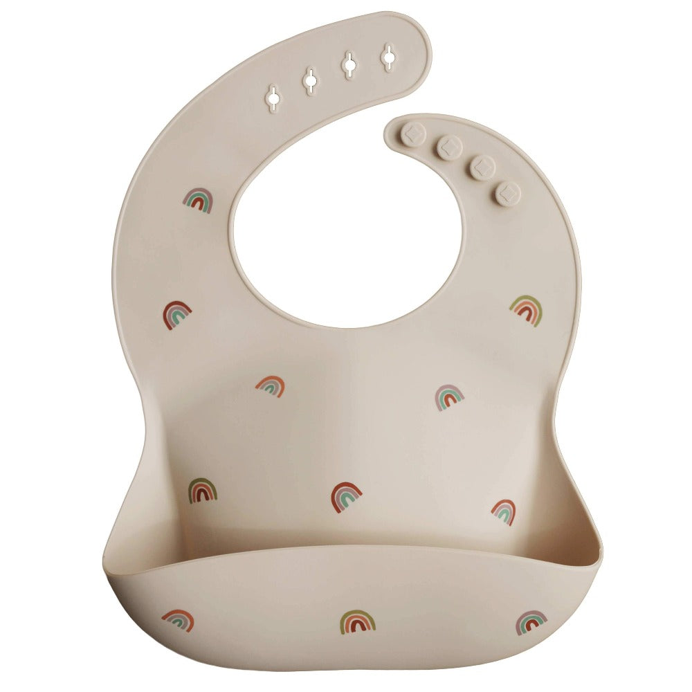 Mushie silicone slab Rainbow a