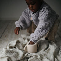 Mushie snack cup cloudy mauve