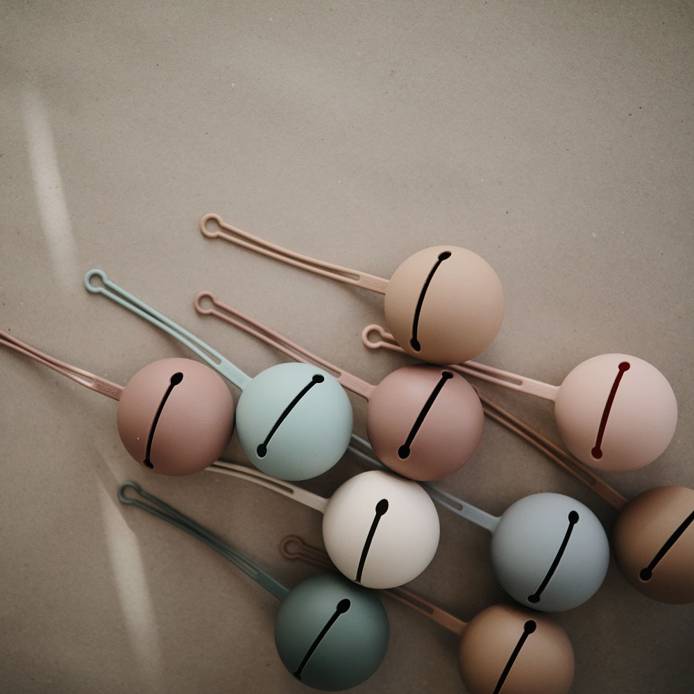 Mushie speenhouder beige kopen