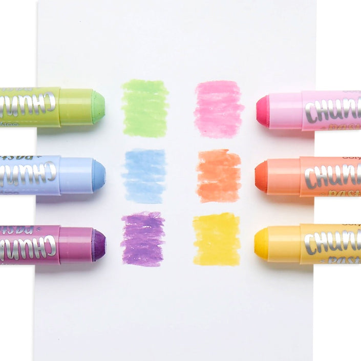 OOLY chunkies paint sticks verfstiften pastel 6 stks 3 jr+
