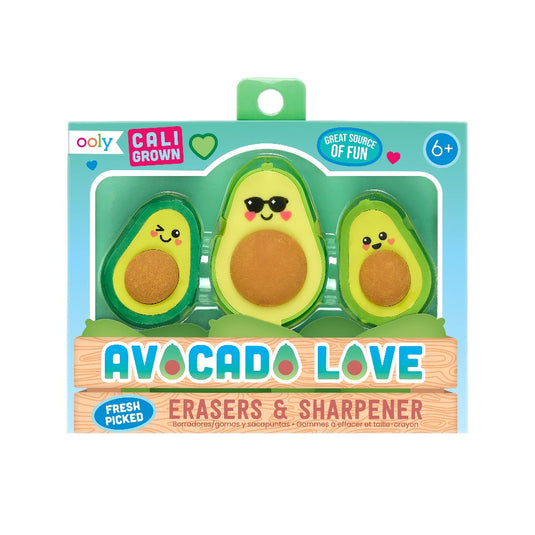 OOLY gummetjes + puntenslijper avocado 6 jr+