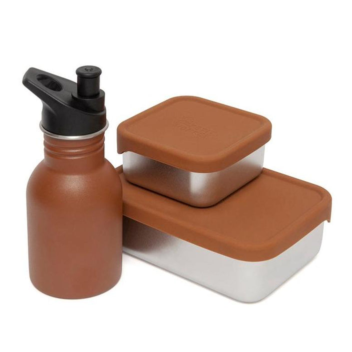 Petit Monkey drinkfles RVS baked clay