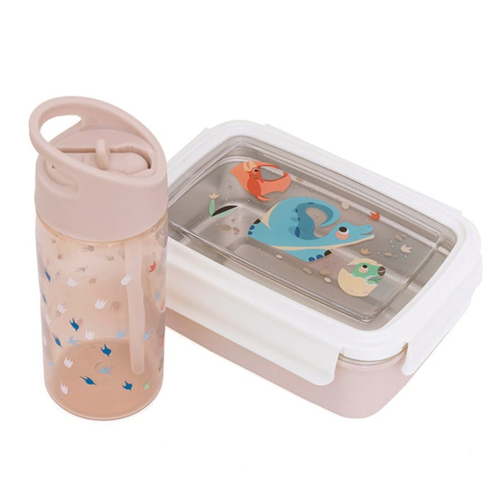 Petit Monkey drinkfles dino footprints