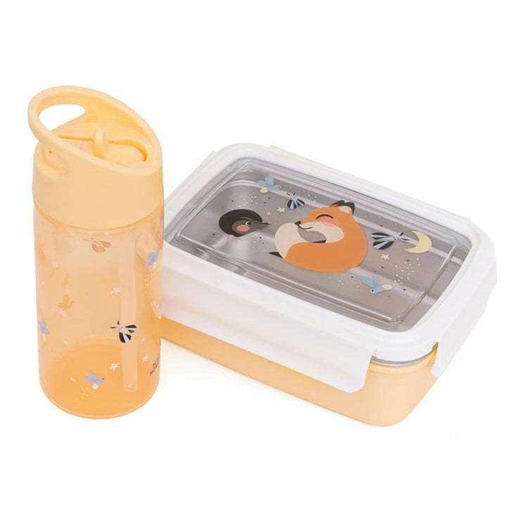 Petit Monkey drinkfles fox & fireflies