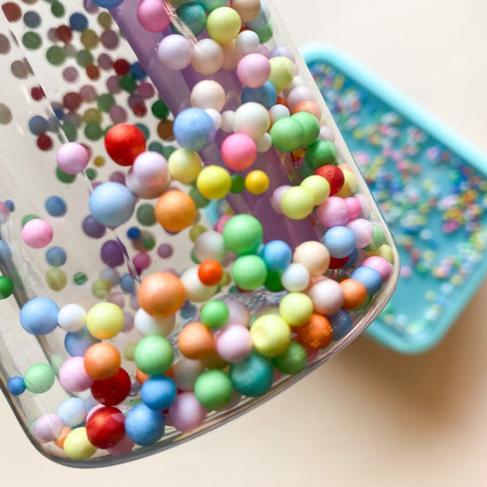 Petit Monkey drinkfles macaron popsicles coral