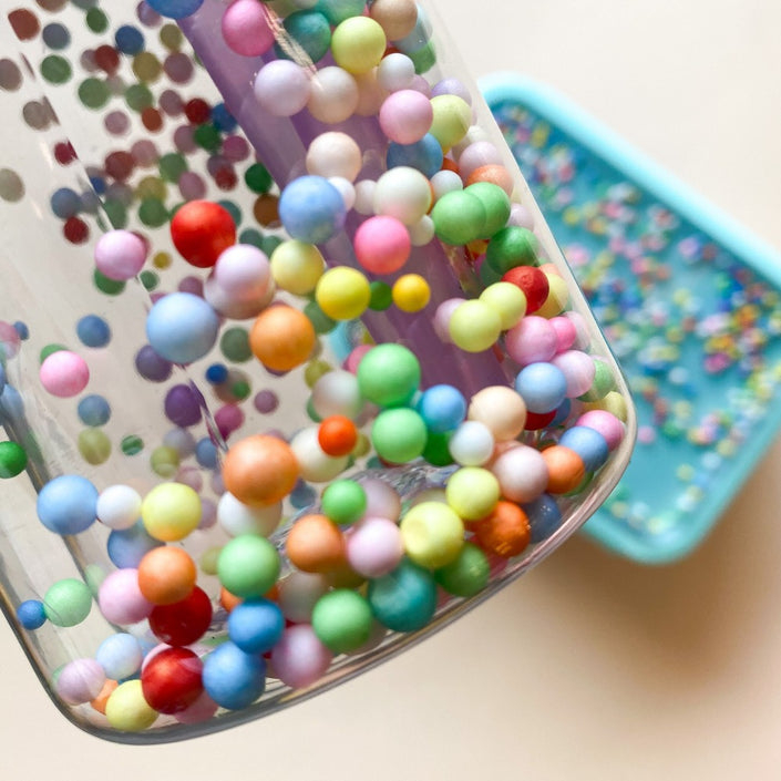 Petit Monkey drinkfles macaron popsicles lilac